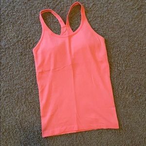 Lululemon tank, coral